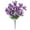 A003Light Purple, variant on Artificial Outdoor Flowers, Faux Pink Magenta Blossoms, 2 Pack Fake Silk Floral Stems, Non Wither Decor for Patio Garden Porch Table Front Door Balcony Yard Home Wedding Decorations