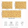 thumbnail image 4 of Haosy Satin Pillowcase for Hair and Skin Standard Cooling Silk Pillow Case with Envelope Closure Cartoon Turkeys and Leaf 20"x26", 4 of 9