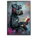 thumbnail image 2 of Kerry Blue Terrier Decor Poster Unframe, Kerry Blue Terrier Dog Canvas Wall Art, Dog Reading Book Canvas Print Painting Poster Wall Decor Dog Lovers Gifts, 2 of 6