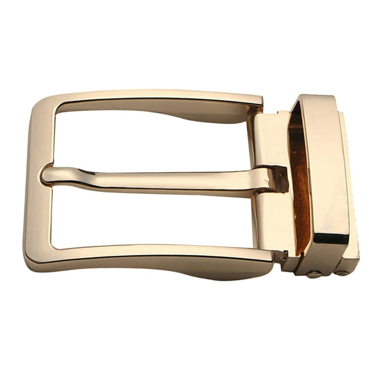 Alloy Reversible Clamp Belt Buckle, Single Prong Leather Belt Buckle  Replacement Gold 