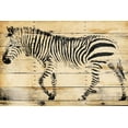 thumbnail image 2 of OnRei 14x11 Gold Ornate Wood Framed with Double Matting Museum Art Print Titled - Zebra Wood, 2 of 4
