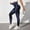 Blue, variant on Leggings for Women,High Waist Tights Soft Opaque Slim Tummy Control Printed Pants Casual Yoga Pants Thermal Running Workout Leggings Booty Gym Tights Black XL
