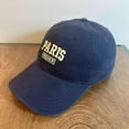 thumbnail image 2 of Paris France Heritage Embroidered Baseball Cap Soft Top Sunshade Adjustable Sport Trucker Hat Unisex, 2 of 3