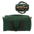 thumbnail image 3 of Wide Mouth Tool Bag, Canvas Tool Bag, Heavy Duty Tool Storage Bag, Power Tool Organizer Pouch, Large Capacity Handbag, Multi Function Tool Organizer Tote Bag for Storage Wrenches, 3 of 7