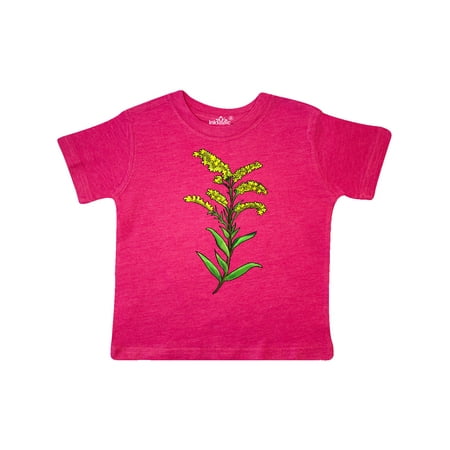 

Inktastic Solidago Goldenrod Wildflowers Gift Toddler Boy or Toddler Girl T-Shirt