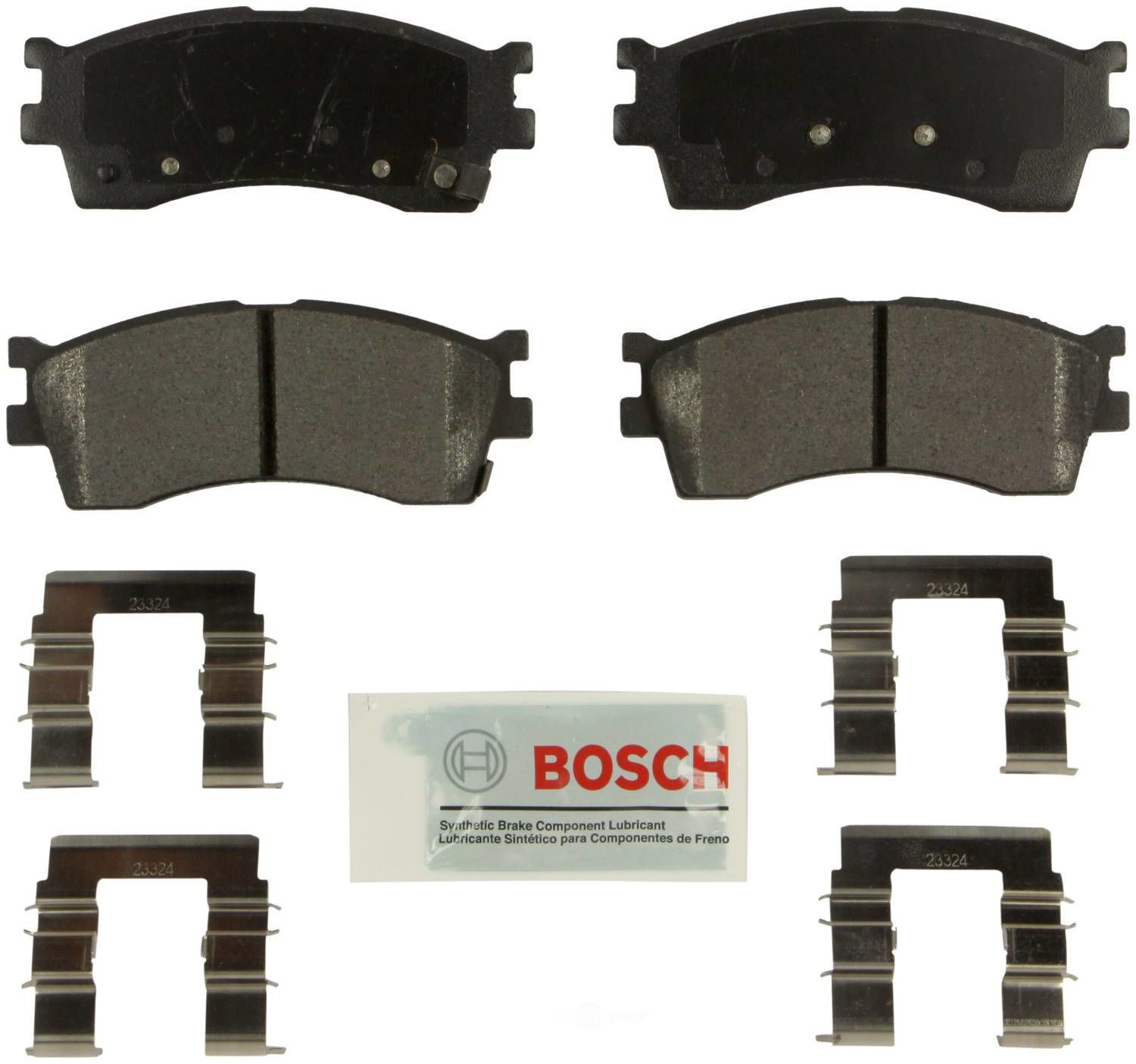 Bosch BE889H Blue Ceramic Brake Pads w/Hardware