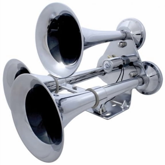 United Pacific 46150 Train Horn 3 Trumpet, With Support Bracket