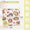thumbnail image 2 of Dreamtimes 3 PCS Cute Hedgehogs Baby Muslin Washcloths, Autumn Pumpkin Face Towel Burp Cloths Ultra Soft Absorbent Cotton Bath Wipes Towels for Newborn Boys Girls, 2 of 7