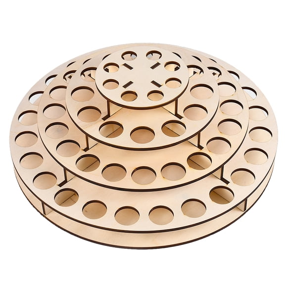 Esquirla Wall mounted Paint Rack hold/113 Holes Painting Bottle Brushes Sorage Stand 65 Holes