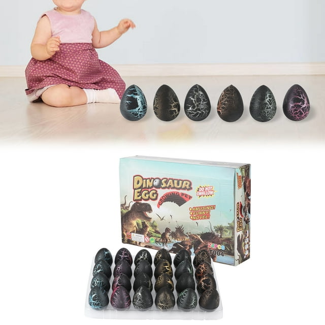 Huevos 24 Uds. Juguete De Dinosaurio En Crecimiento, Huevos De Dinosaurio De Pascua Que Crecen En Agua, Juguete Novedoso Para Niños