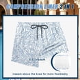 thumbnail image 5 of COOFANDY Mens Bathing Suits Trunks Quick Dry Swim Shorts with Compression Liner Pool Short, 5 of 6