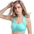 thumbnail image 4 of Sujetador deportivo de malla doble hueca sin aro a prueba de golpes para correr, yoga, fitness, ropa interior deportiva para mujer, 4 of 6
