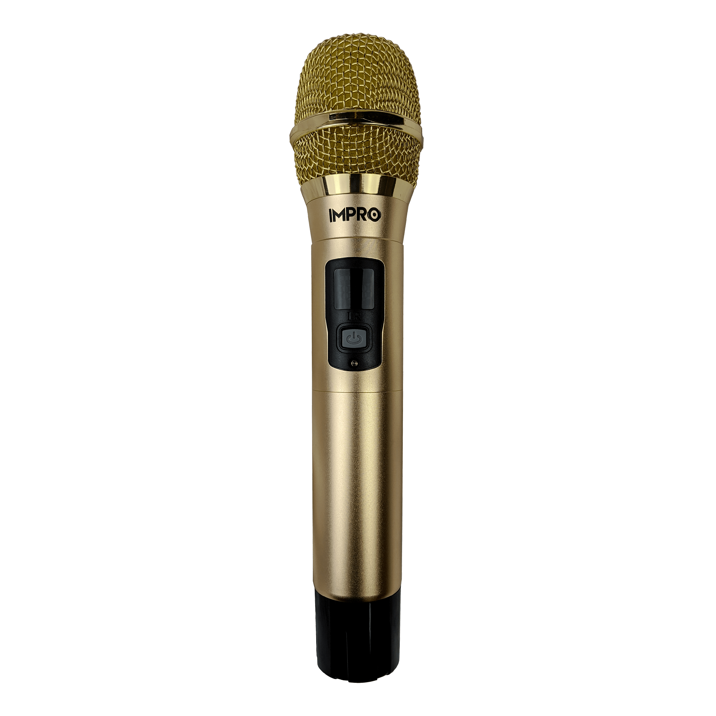 Karaoke Kickstart Bundle: ImPro UHF-77 Wireless Microphone & MX-R88i Compact Mixer (Gold)