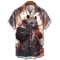 thumbnail image 2 of Nuevas camisas de animales para hombres, ropa con estampado 3D de panda y orco, camisas y blusas casuales de moda para hombres, ropa de hombre de alta calidad, 2 of 4