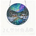 thumbnail image 6 of Colorful Nature View Stained Glass Style Acrylic Suncatcher Puzzle, DIY Scenic Window Hanging Ornament, Translucent Shatterproof Rainbow Maker for Home Decor, Nature Lover Gift, 6 of 8