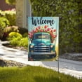 thumbnail image 4 of Welcome Spring Garden Flag 12x18 Inch Double Sided Truck Tulips Flowers Floral Design Yard Flag Outdoor Decoration, 4 of 8