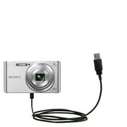 Classic Straight USB Cable suitable for the Sony DSCW830 with Power