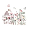 thumbnail image 3 of de pared de flores y mariposas, decoración del hogar, decoración de pared, calcomanía de pared para habitación de niños, 3 of 8
