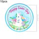 thumbnail image 3 of Set de suministros para fiesta de Pascua | Platos, vasos y servilletas de papel con temática de conejito y huevo | 10 platos, 10 vasos, 20 servilletas | Vajilla desechable para niños, decoraciones y, 3 of 6