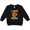 thumbnail image 2 of Inktastic I Love Pizza Toddler Sweatshirt, 2 of 4