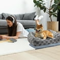 thumbnail image 6 of Reserve Jacquard Cuddler, Ultra-Soft & Elegant Pet Bed for Dogs & Cats, Designed for Comfort and Durability, 6 of 11