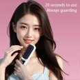 thumbnail image 3 of Hair Straightening Comb with Digital Display, USB Heated Hair Straightening Comb, Rechargeable Flat Iron Heating Curler, Hair Styling Tool, 3 of 5