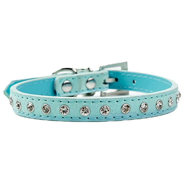 Collar para perros ancho y grueso con remaches de cuero. Adecuado para cuellos de 14" a 17", variedad media.