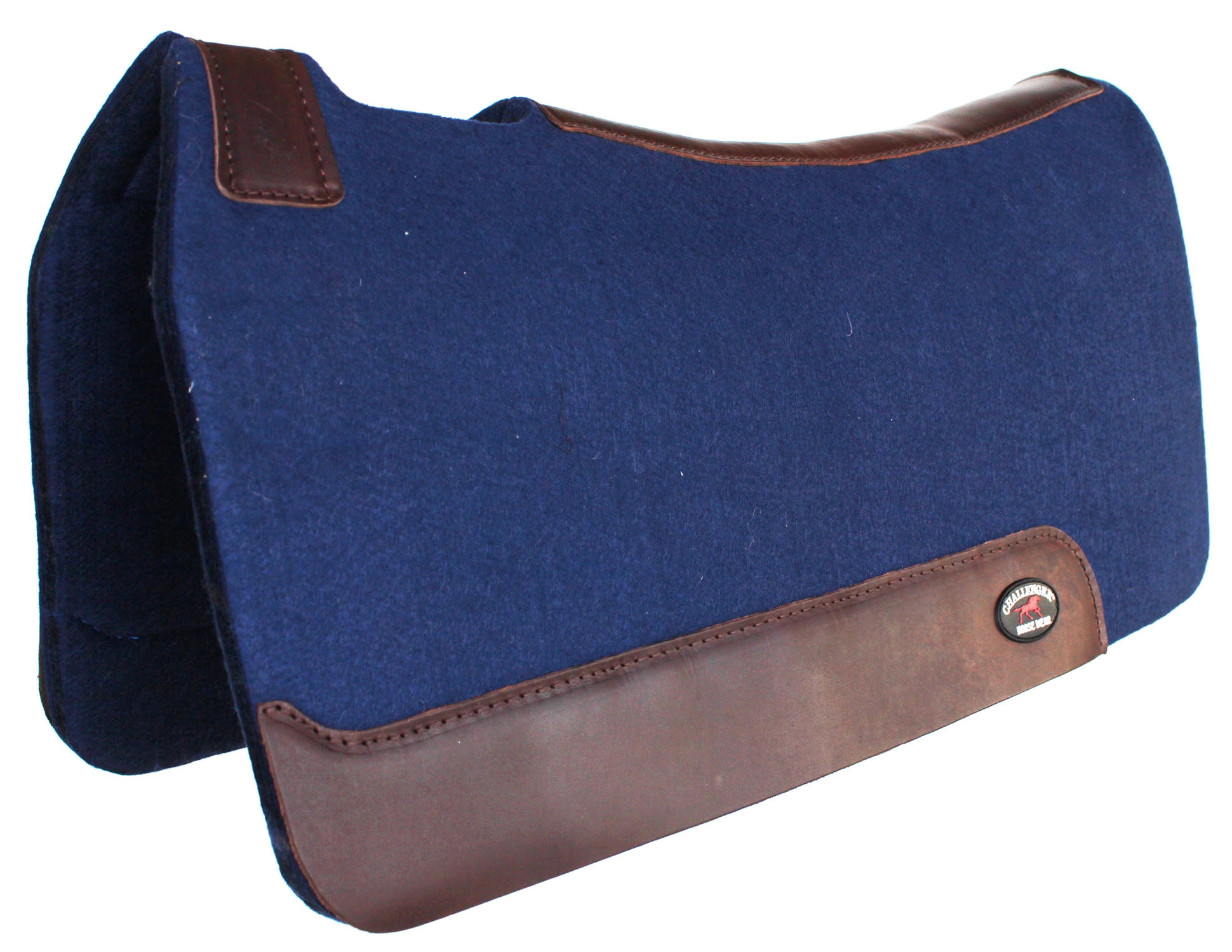 1" Thick Horse SADDLE PAD Western Contoured Wool Felt Moisture Wicking