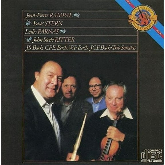 Bach,J.S. / Ritter / Rampal/ Stern - Bach & Sons: Trio Sonatas - Music & Performance - CD