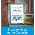 thumbnail image 2 of Camco 53307 Garden Flag - 12" X 18", Life Is Better At The Campsite Rv Camper Design, 2 of 6
