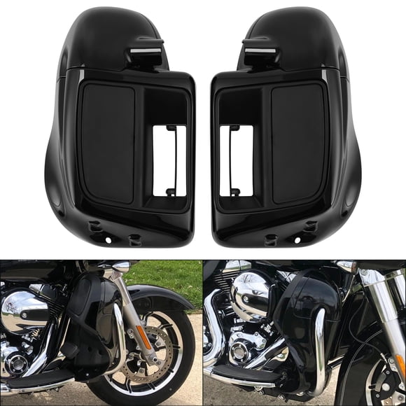 TCMT Lower Vented Fairing W/ 6.5" Speaker Box Pod Fits for Harley Touring CVO Street Glide Road Glide Electra Glide Road King 2014-2023 CVO Limited FLHTKSE 2018-2020 Air-Cooled