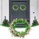 thumbnail image 4 of CaiYueKe St. Patrick's Day Window Clings Decorations, Irish Shamrock Four-Leaf Clover Garland Wreath Stickers, Festive Holiday Party Home Decor, Removable Vinyl Wall Window Decals for Indoor Outdoor, 4 of 6