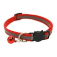 thumbnail image 3 of 6 PACK Reflective Cat Collars Adjustable 19 - 32cm PP+POM With Bell For Cat Safety, 3 of 6