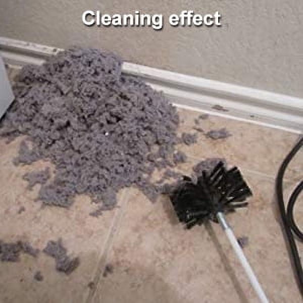 Dryer Vent Cleaner Kit -(30-Feet) Innovative Lint Remover Reusable Strong  Nylon Flexible Lint Brush with Drill Attachment for Faster Cleaning -  NO-Risk 100-DAY Warranty