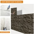 thumbnail image 5 of 6-Pack 3D Faux Stone Wall Panels, 47.24" x 23.62" PU Cement-Texture Wainscoting Panels for Interior Walls, Waterproof & Lightweight, Covers 46.5 SF, for TV Wall Office Living Room, 5 of 8