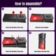 thumbnail image 5 of Funda protectora para consola PS5 Pro, resistente a arañazos, carcasa rígida de ABS de repuesto a prueba de golpes, placa lateral para accesorios de consola PS5 Pro, 5 of 6