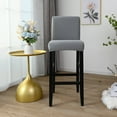 thumbnail image 5 of Rosnek Stretch Bar Stool Cover, Pub Counter Stool Chair Slipcover for Dining Room Cafe Furniture Chair Seat Cover Stretch Protectors Non Slip with Elastic Bottom, 5 of 8