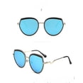 thumbnail image 2 of Gafas de sol estilo piloto cuadradas retro para hombre y mujer, montura grande estilo años 70, protección UV400 - bluexq-sg192, 2 of 4