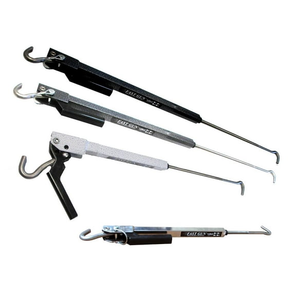 Torklift Turnbuckle S9529 FastGun; Use With Frame Mounted Tie Down; Spring Loaded Hook and Hook Style; 25 Inch to 43 Inch Reach; With Quick Disconnect Handle; Lockable; Lock Sold Separate