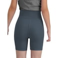 thumbnail image 2 of Doomiva Girls Athletic Swim Shorts Solid Color Shorts Sport Cheer Workout Running Gray 130, 2 of 5