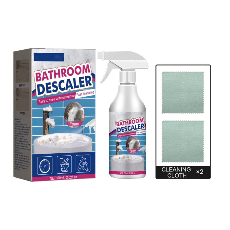 Stubborn Stains Cleaner,Shower Spray Cleaner Daily No Rinse,Shower