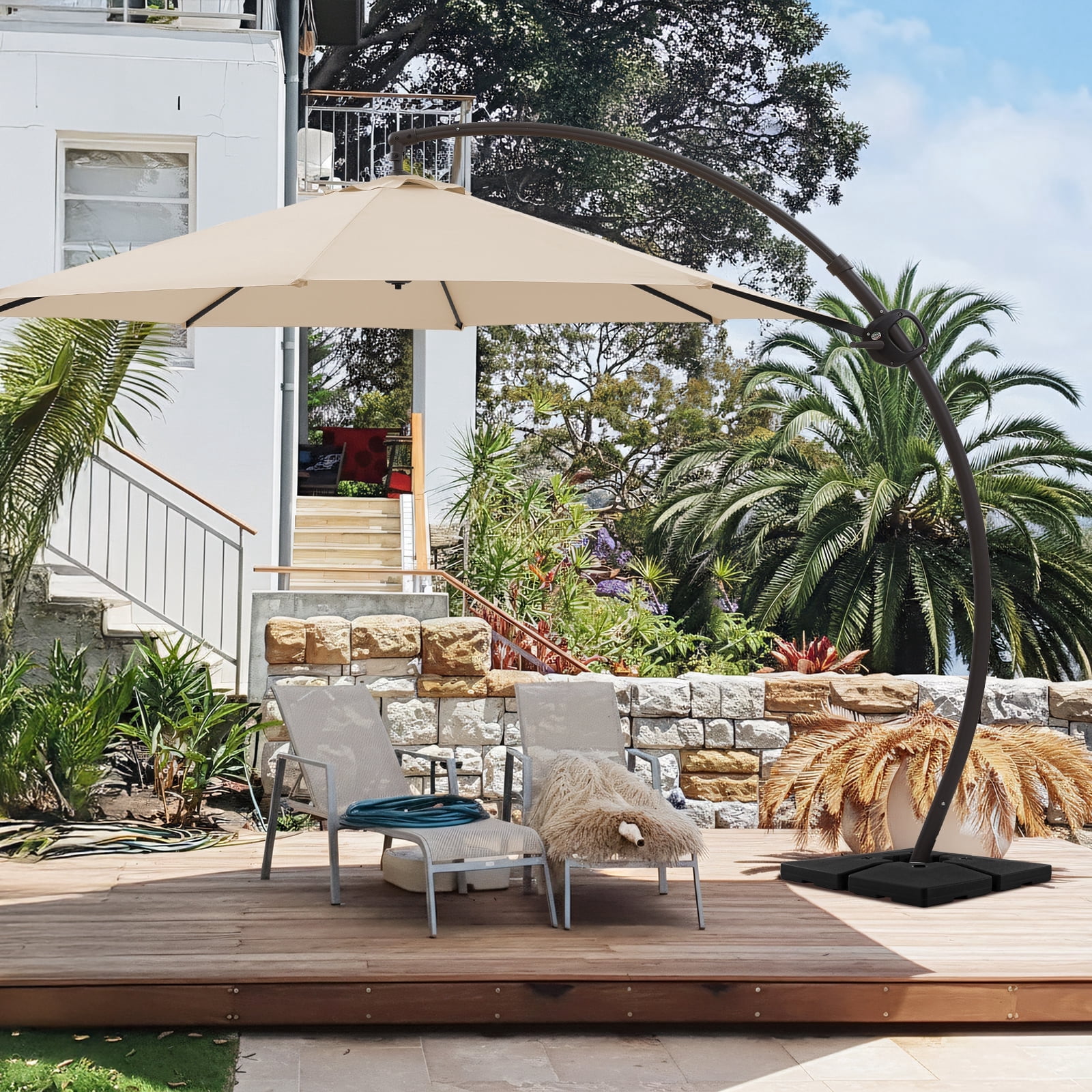 island umbrella victoria 13 ft octagonal cantilever patio umbrella reviewss Treasure Garden 13' AKZ PLUS Octagon ft Octagonal cantilever Victoria 13-ft Octagonal Cantilever Patio