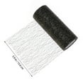thumbnail image 2 of unbranded 1Ud Tela De Tul Negro De Poliéster Para Manualidades Boda Fajas Moños Y Regalos, 2 of 6