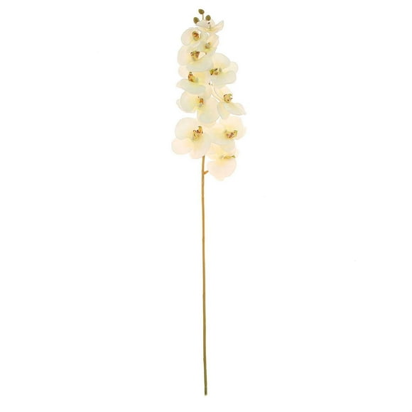 Clearance! Simulated Water Velvet Phalaenopsis High Simulation Chinese Phalaenopsis Wedding Flower Art Home Furnishing Hotel Decoration Artificial Flowers 2pc