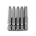 thumbnail image 2 of Hex Bits, 5 Pcs S2 Alliage Bits Ushaped Construction Robuste, 2 of 10