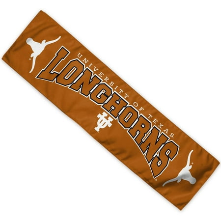 Texas Longhorns Official NCAA 8 inch x 30 inch Cooling Towel by Wincraft Texas Longhorns Official NCAA 8 inch x 30 inch Cooling Towel by Wincraft