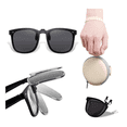 thumbnail image 1 of Clip De Gafas De Sol Plegable Portátil Modelo Beige, 1 of 4