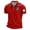 A-Red1286, variant on Bibifish Mens Polo Shirts Short Sleeve Striped Collar Graphic Casual Shirts Classic Fit Daily Wear Tops