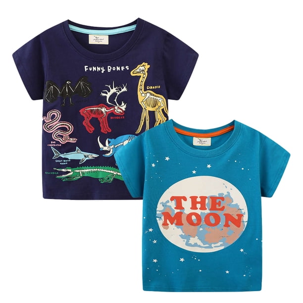 Aolyty Boys T Shirts GlowintheDark Shirt Crewneck Tops 6T