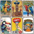 thumbnail image 4 of Cartel de playa de Margaritaville, placa de metal vintage, cabaña de surf, cóctel de playa Pelican, letrero de metal retro, decoración de pared, bar de playa, fiesta, 4 of 5